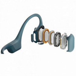 SHOKZ OpenRun Pro - Cuffie a Conduzione Ossea Wireless, Blue