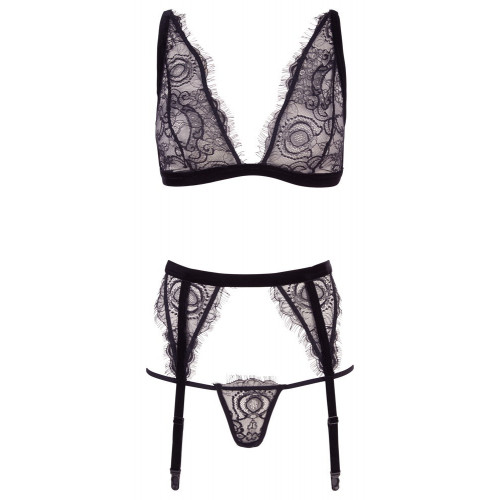 Cottelli Lingerie Eyelash Suspender - Calze,...