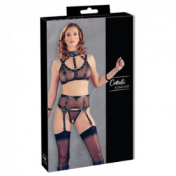 Cottelli Bondage Suspender 3 - Completino, Intimo, Bondage, Nero, Taglia M