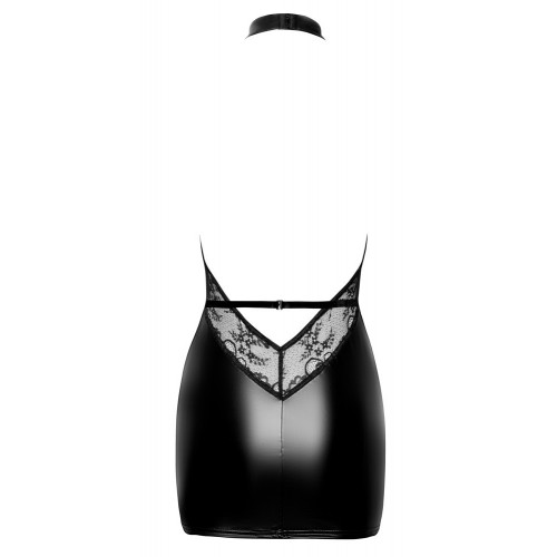 Noir Handmade Dress - Miniabito, Pizzo, Lucido,...