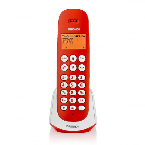 Brondi Adara Telefono DECT Rosso, Bianco...