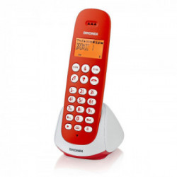 Brondi Adara Telefono DECT Rosso, Bianco Identificatore di chiamata