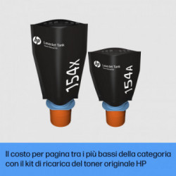 HP LaserJet Stampante multifunzione Tank 2604dw, Bianco e nero, Stampante per Aziendale, wireless Stampa fronte/retro Scansione