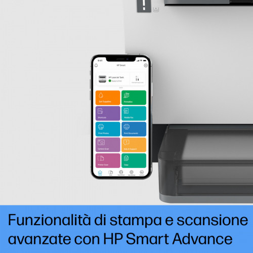 HP LaserJet Stampante multifunzione Tank...