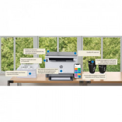 HP LaserJet Stampante multifunzione Tank 2604dw, Bianco e nero, Stampante per Aziendale, wireless Stampa fronte/retro Scansione