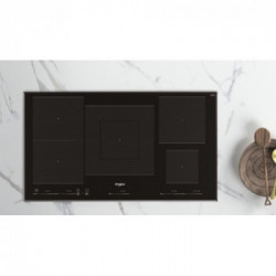 Whirlpool WT 1090 BA Nero Da incasso 90 cm Piano cottura a induzione 5 Fornello(i)