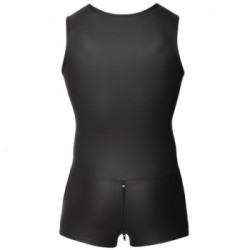 Svenjoyment Men's Playsuit - Tuta, Intima, Uomo, Nero, Taglia L