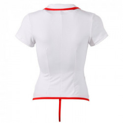 Cottelli Costumes Nurse - Costume da Infermiera, Intrigante, Aderente, Bianco, Taglia L