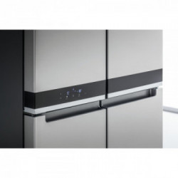 Whirlpool WQ9 B1L - Frigorifero Side-By-Side da Libera Installazione, 594 Litri, No Frost, Acciaio Inossidabile, Classe F (A+)