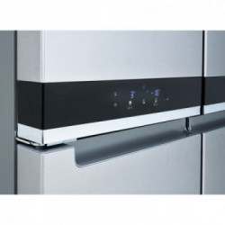 Whirlpool WQ9 B1L - Frigorifero Side-By-Side da Libera Installazione, 594 Litri, No Frost, Acciaio Inossidabile, Classe F (A+)