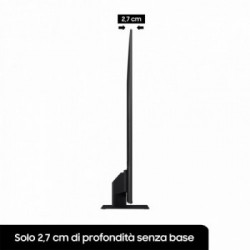 Samsung QE85Q70B - Smart TV 85 pollici QLED UHD 4K HDR Wi-Fi Titan Gray 2022