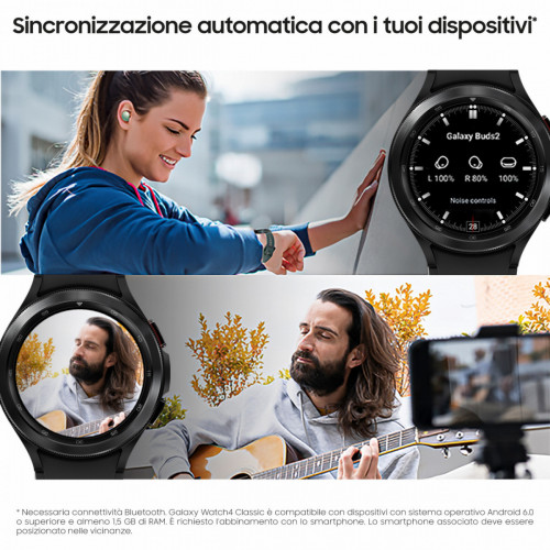 Samsung Galaxy Watch4 Classic Smartwatch Ghiera...