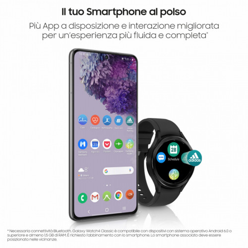 Samsung Galaxy Watch4 Classic Smartwatch Ghiera...