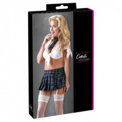 Cottelli Costumes Schoolgirl - Costume da Scolaretta, Cravatta, Top, Gonna, Slip, Taglia XS
