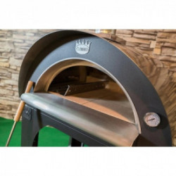 Clementi Forno Pulcinella Legna 60X60 Rosso