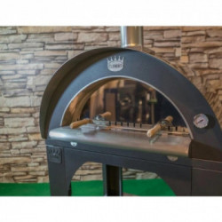 Clementi Forno Pulcinella Legna 80X60 Rosso