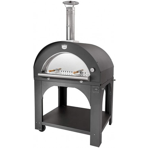 Clementi Forno Pulcinella Legna 100X80 Antracite