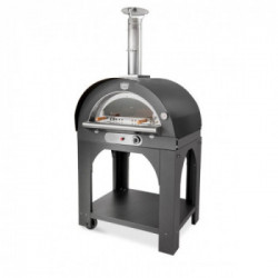 Clementi Forno per Pizza Pulcinella Gas 80X60 Antracite PULCGAS80ANTR