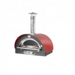 Clementi, Forno per Pizza, Family Gas 100X80 Rosso FAMGAS100ROSSO