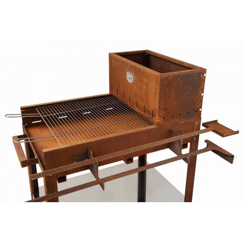 Clementi Barbecue a Legna Flipper Corten