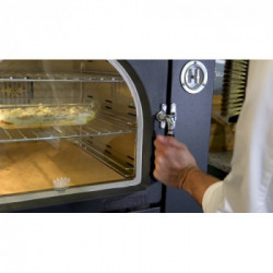 Clementi Forno a Legna Cottura Indiretta da Esterno Master Tetto Rosso 45X80