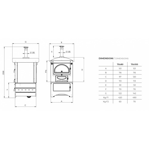 Clementi Forno a Legna Cottura Indiretta da...