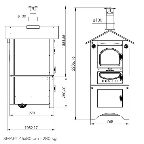 Clementi Forno a Legna Cottura Indiretta da...