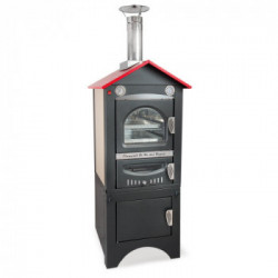 Clementi Forno a Legna Bijoux Smile 40X50 Tetto Rosso