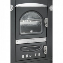 Clementi Forno a Legna Cottura Indiretta da Incasso Smart Incasso 45X100