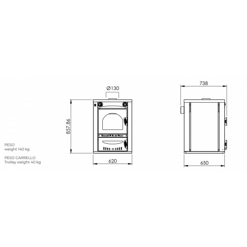 Clementi Forno a Legna Cottura Indiretta da...
