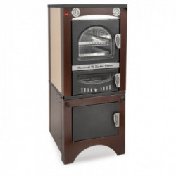 Clementi Forno a Legna Cottura Indiretta da Incasso Bijoux Smile Incasso 50X40 Ramato
