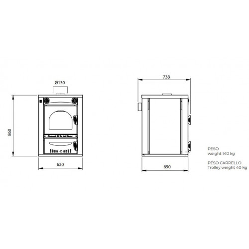 Clementi Forno a Legna Cottura Indiretta da...