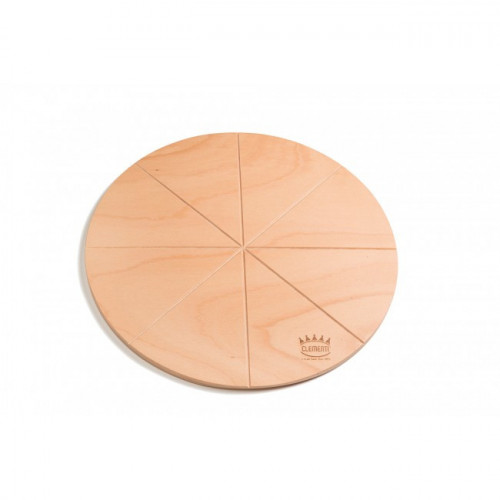 Clementi Tagliere Legno Tondo Spicchi Incisi