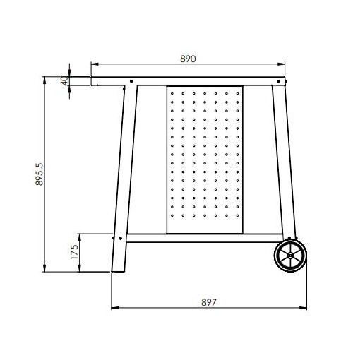 Clementi - Carrello Clementino, Inox