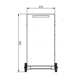 Clementi - Carrello Clementino, Inox