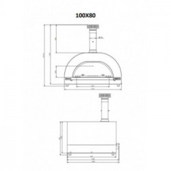 Clementi - Gold Forno a Legna, 100x80, Ramato
