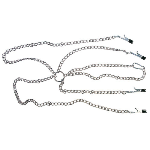 Fetish Collection Harness with Clamps - Briglie...