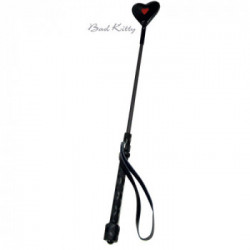 Bad Kitty Crop R Heart - Frustino, Silicone, Nero, 45 cm