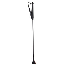 Zado Crop B - Frustino, Pelle, Nero, 65 cm