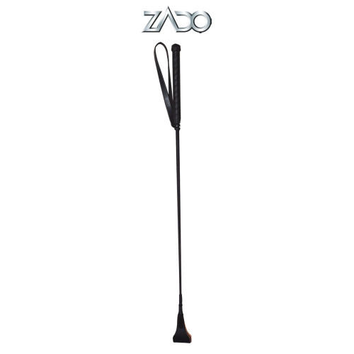 Zado Crop B - Frustino, Pelle, Nero, 65 cm