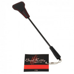 Bad Kitty Classic Mini Crop - Frustino, Nero , Similpelle, 25 cm