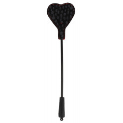 Bad Kitty Heart Mini Crop - Frustino, Nero, Similpelle, 25 cm