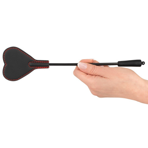 Bad Kitty Heart Mini Crop - Frustino, Nero,...