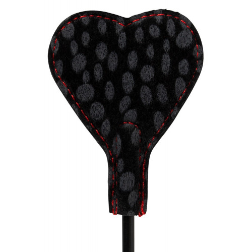 Bad Kitty Heart Mini Crop - Frustino, Nero,...