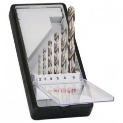 Bosch Set Robust Line di punte per metallo, 6 pz. HSS-G, 135°