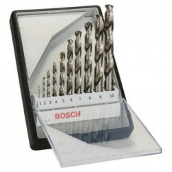 Bosch set 10 punte per metallo HSS