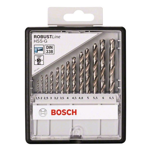 Bosch Set Robust Line di punte per metallo, 13...