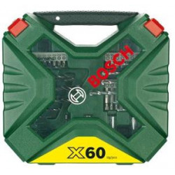 Bosch Set X-60 da 60 Pezzi per Foratura e Avvitamento