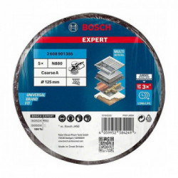 Bosch Professional 2608901385 - Velo Abrasivo, 28 mm , G100 Grossa