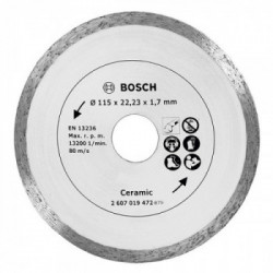Bosch Disco Diamantato Piastrelle Ø 115 mm, 1pz Nella Confezione